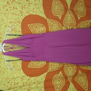 Windsor Halter Dress in Fusha size 3/4